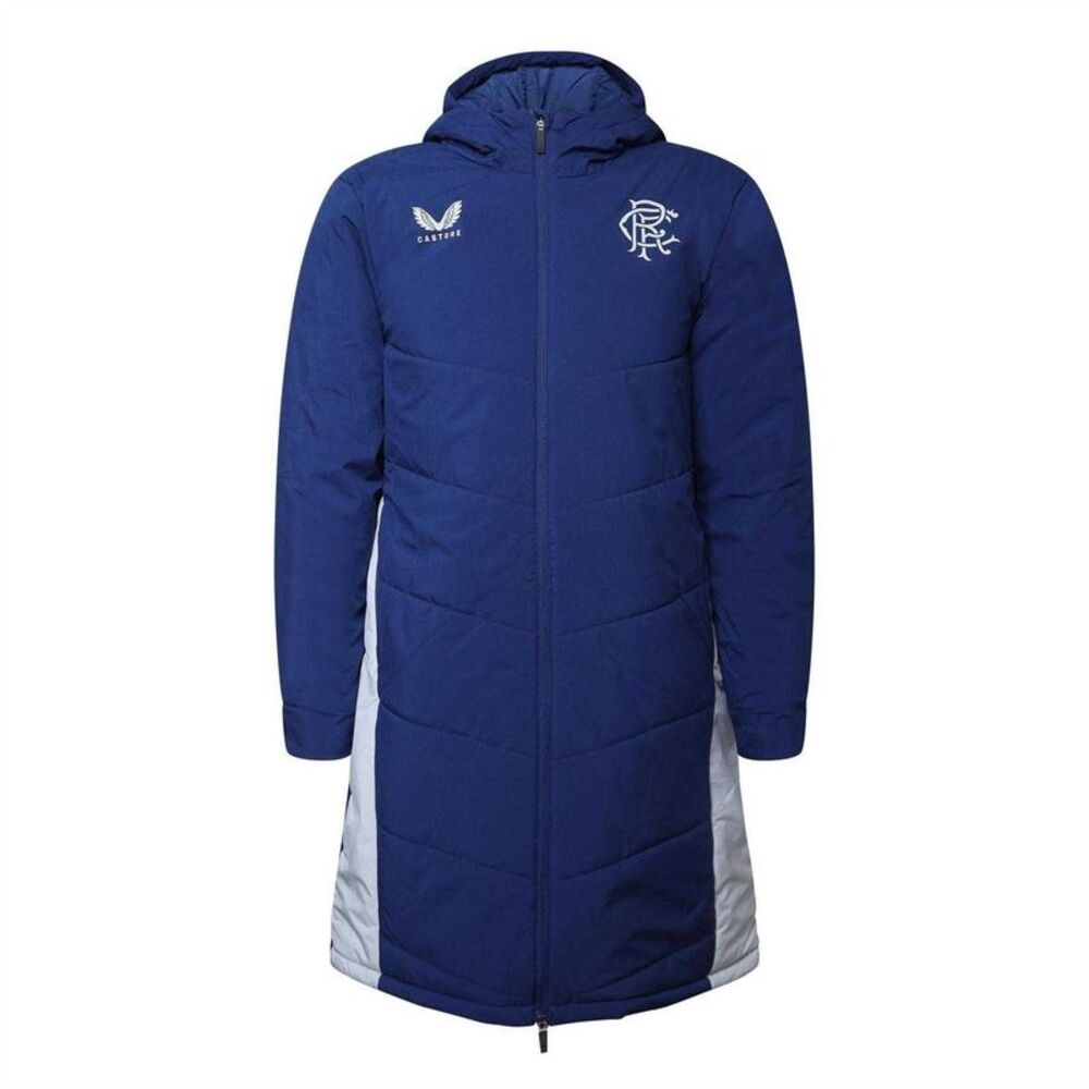 Castore Mens Rangers FC Padded Jacket / Blue/Gray